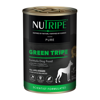 Nutripe Pure Green Tripe Gum & Grain-Free Canned Dog Food