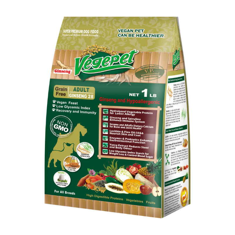 Vegepet Grain Free Low Glucemic Index - Ginseng