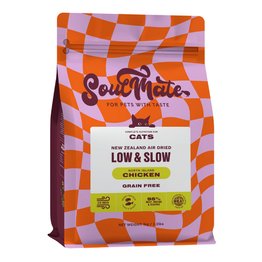 SoulMate Low & Slow Air Dried Cat Food - Chicken