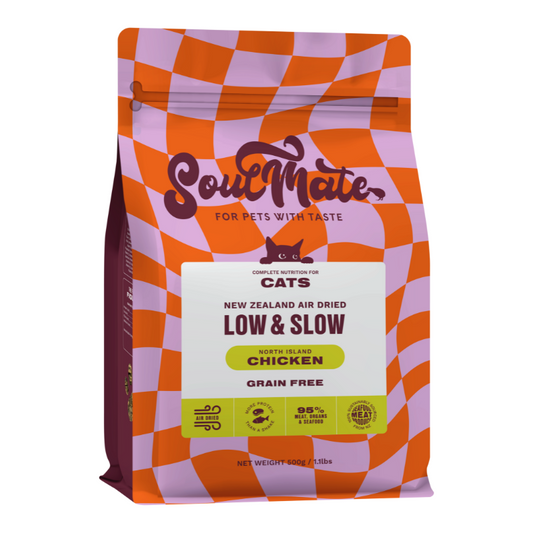 SoulMate Low & Slow Air Dried Cat Food - Chicken