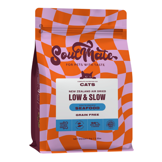 SoulMate Low & Slow Air Dried Cat Food - Seafood