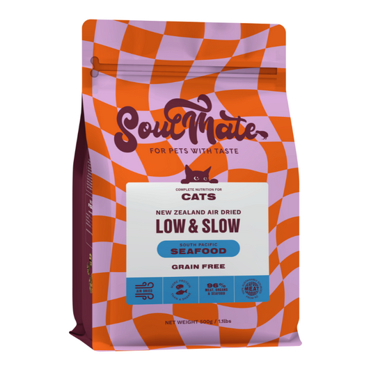 SoulMate Low & Slow Air Dried Cat Food - Seafood