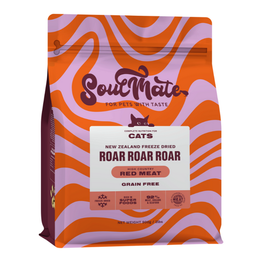 SoulMate Roar Roar Roar Freeze Dried Cat Food - Red Meat