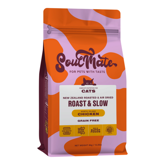 SoulMate Roast & Slow Baked and Air Dried Cat Food - Chicken