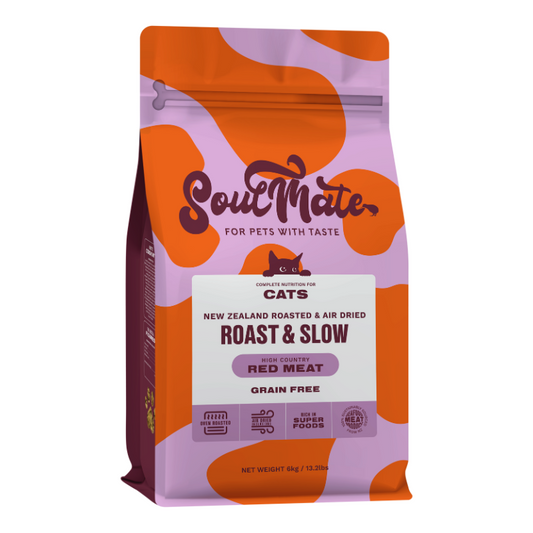 SoulMate Roast & Slow Baked and Air Dried Cat Food - Red Meat