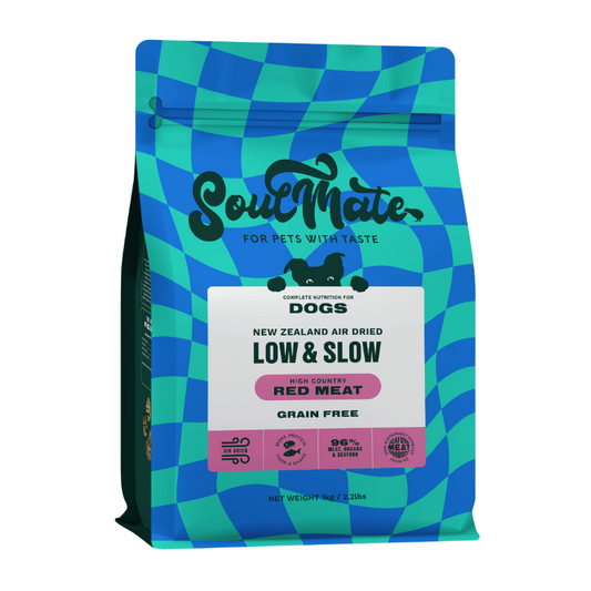 SoulMate Low & Slow Air Dried Dog Food - Red Meat