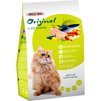 Uncle Paul Original Cat Food For Adult/Long Hair [2 Sizes]