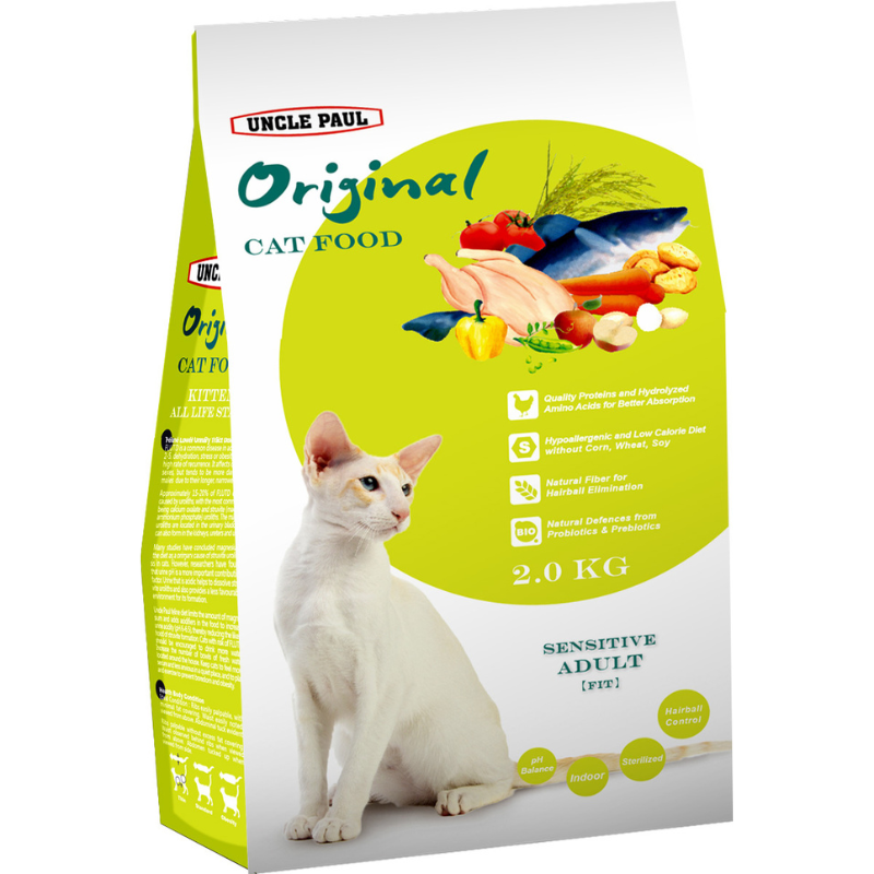 Uncle Paul Original Cat Food For Sensitive Adult/Fit [2 Sizes]