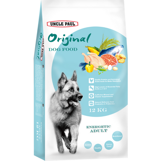 Uncle Paul Original Dog Food For Energetic/Adult [2 Sizes]