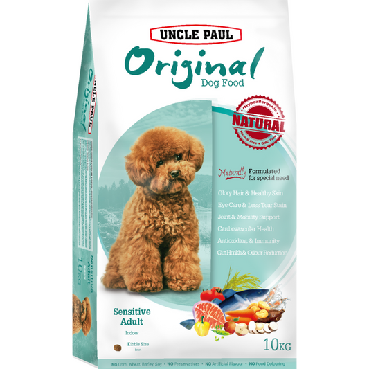 Uncle Paul Original Dog Food For Sensitive Adult/Indoor [2 Sizes]