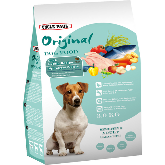 Uncle Paul Original Dog Food For Sensitive Adult/Small Bits [2 Sizes]