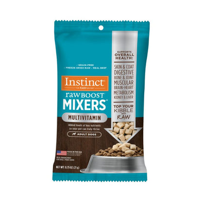 Instinct Freeze-Dried Raw Boost Mixers Grain-Free Multivitamin Adult Dog - [2 Size]