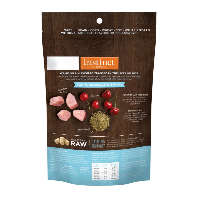 Instinct Freeze-Dried Raw Boost Mixers Calming Dog [2 Size]