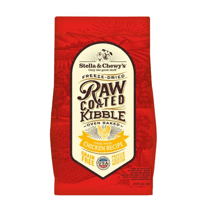 Stella & Chewy's Freeze-Dried Raw Coated Kibble Small Breed Chicken Grain-Free Dry Dog Food [3 Size]