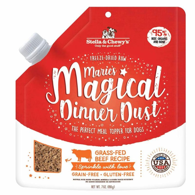 Stella & Chewy’s Marie’s Magical Dinner Dust Beef Grain Free Freeze-Dried Raw Dog Food - 7 oz