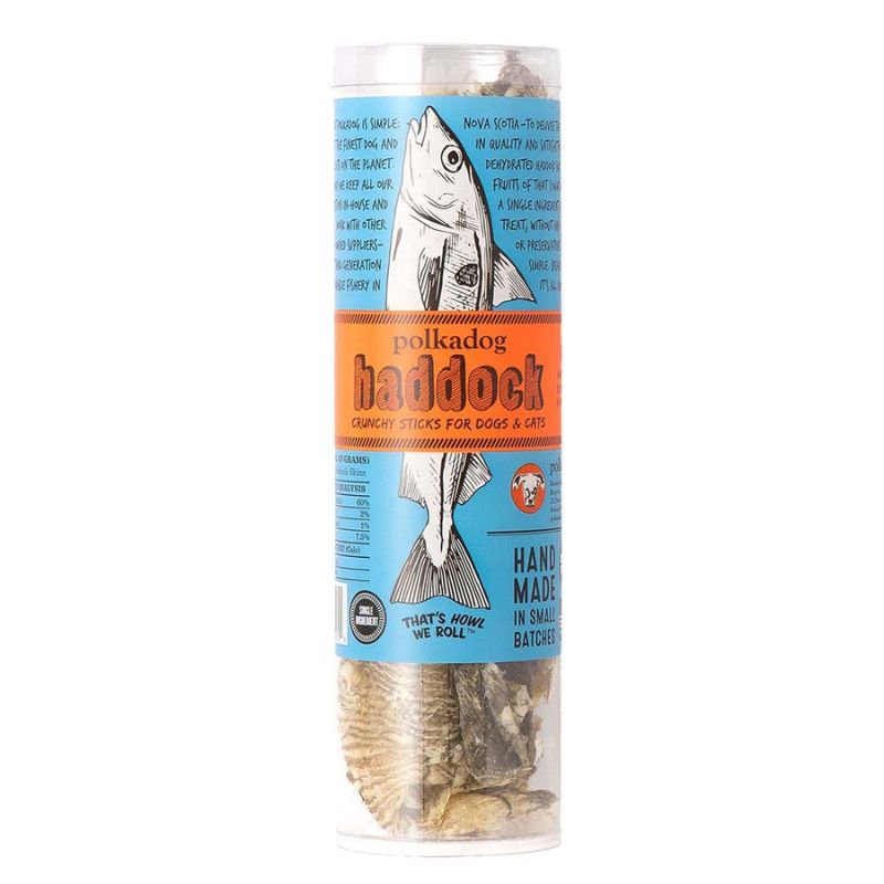 Polkadog Haddock Skin Jerky Tube