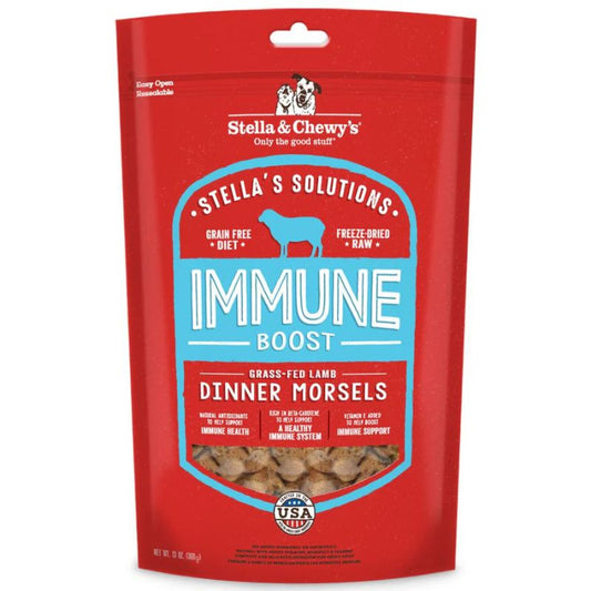 Stella & Chewy's Stella's Solutions Immune Boost Lamb Grain-Free Freeze-Dried Raw Dog Food - 13 oz