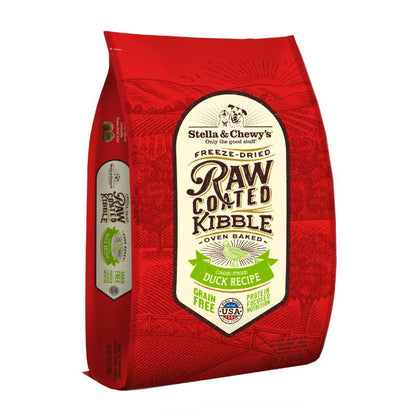 Stella & Chewy's Freeze-Dried Raw Coated Kibble Duck Grain-Free Dry Dog Food [2 Size]