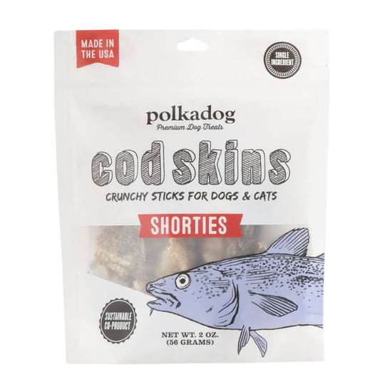 Polkadog Cod Skin Jerky Shorties Pouch