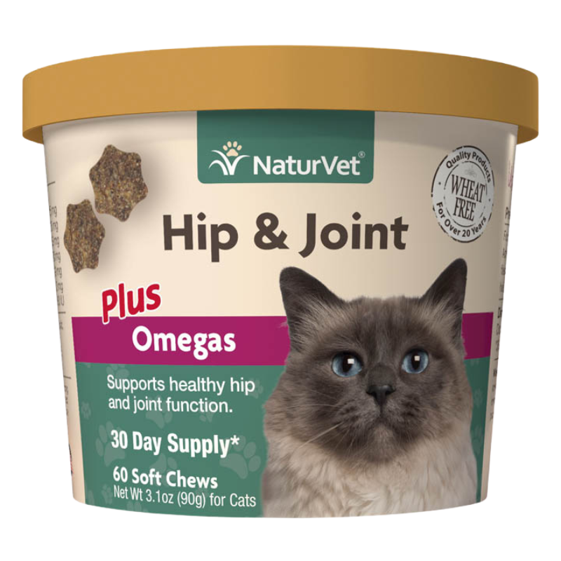 Naturvet Hip & Joint Plus Omegas 60ct