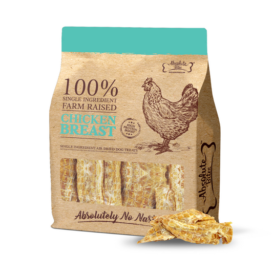 Absolute Bites Single Ingredient Air Dried Treats - Chicken Breast