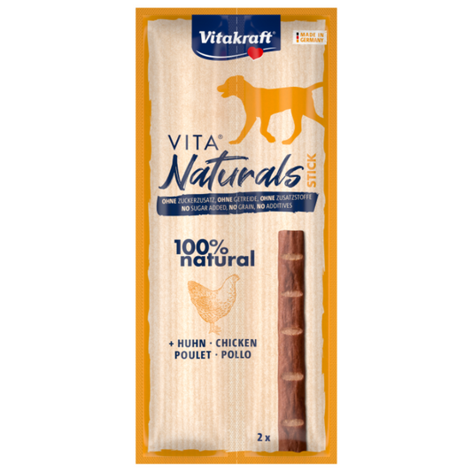 Free Vitakraft Vita Naturals Dog Sticks Chicken 1pcs