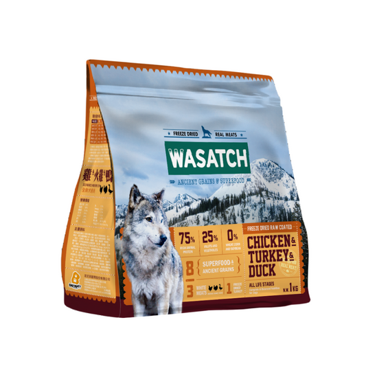 Wasatch Ancient Grain Dog - 3 White Meats (Chicken, Turkey and Duck)