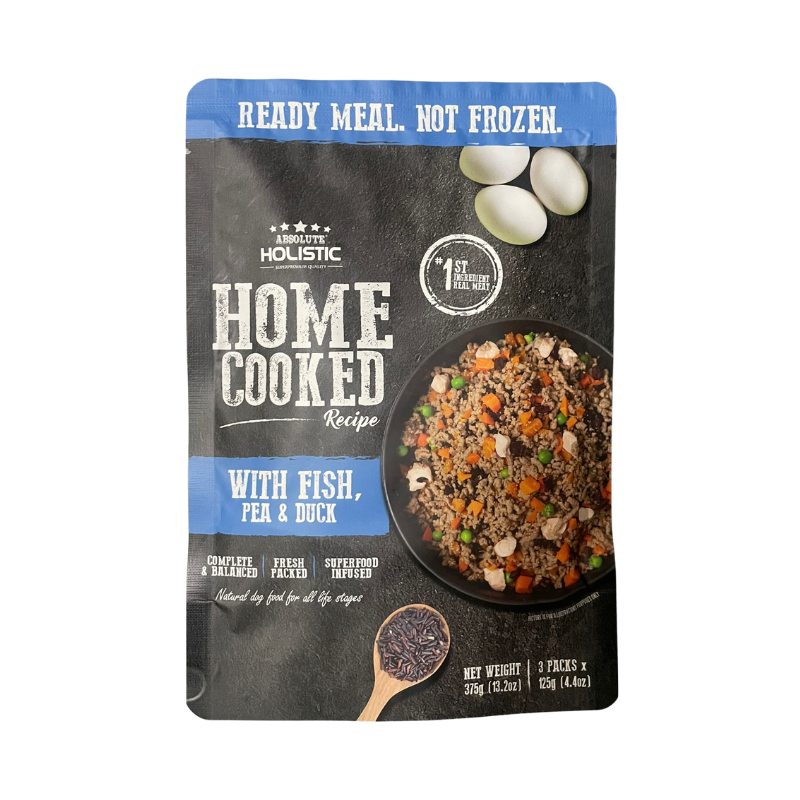 Free AH Gently Cooked Dog Sample (375G) - Fish, Peas & Duck