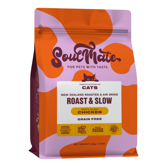 SoulMate Roast & Slow Baked and Air Dried Cat Food - Chicken