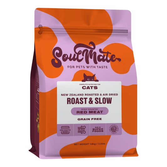 SoulMate Roast & Slow Baked and Air Dried Cat Food - Red Meat